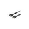 Equipaggia Cavo VGA 2 x HD 15 Maschio - Doppia Schermatura - Lunghezza 15 m. - Colore nero