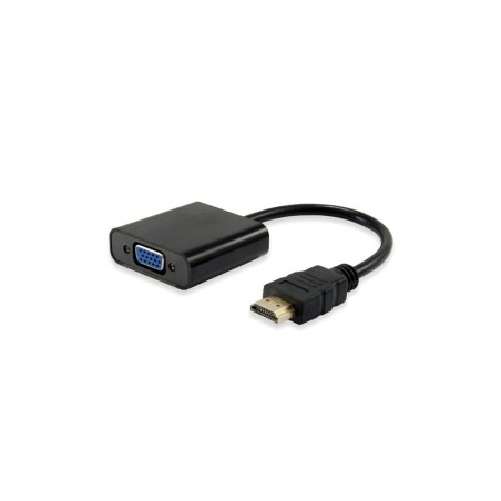 Equip Adaptador HDMI Macho a VGA Hembra + Audio Jack 3.5mm