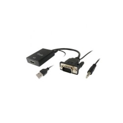 Equip Adaptador VGA a HDMI con Audio