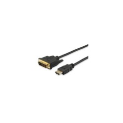 Equip Cable DVI-D 24+1 Macho a HDMI Macho - Soporta Resoluciones de Video hasta 4K/30Hz. - Longitud 3 m.