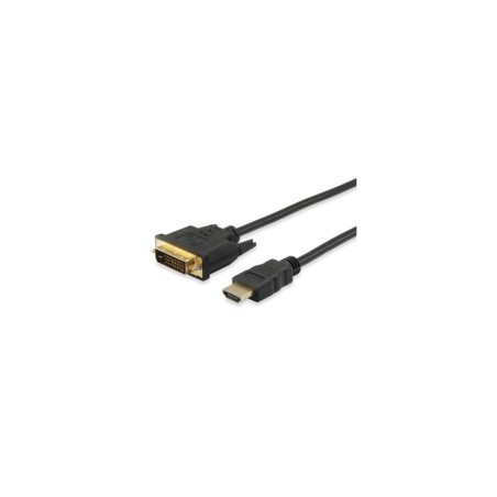 Equip Cable DVI-D 24+1 Macho a HDMI Macho - Soporta Resoluciones de Video hasta 4K/30Hz. - Longitud 3 m.