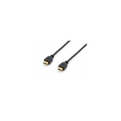 Equip Cable HDMI 1.4 Macho/Macho - Soporta Resolucion de Video de hasta 4K/30Hz. - Alta Velocidad - Longitud 15m - Color Negro