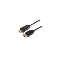 Equip Cable DisplayPort Macho a HDMI Macho - Soporta Resolucion de 4K / 30Hz - Longitud 2 m.