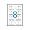 Apli Etiquetas Colgantes Imprimibles 36.0 x 53.0mm 10 Hojas
