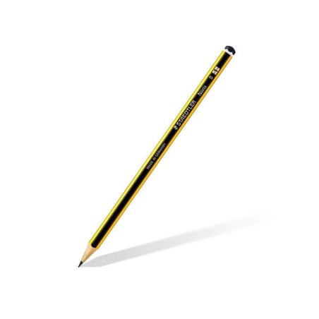 Staedtler Noris 120-1 Lapiz de Grafito Hexagonal - Mina B - Resistencia a la Rotura - Madera de Bosques Sostenibles