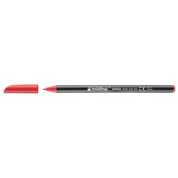 Edding 1200 Rotulador - Punta Redonda - Trazo entre 0.5 y 1 mm. - Tinta con Base de Agua - Color Rojo