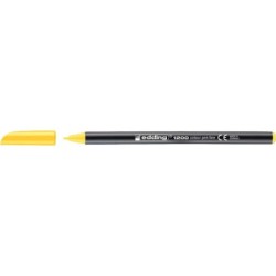 Edding 1200 Rotulador - Punta Redonda - Trazo 1mm - Tinta con Base de Agua - Color Amarillo