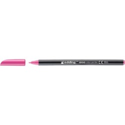 Pennarello Edding 1200 - Punta rotonda - Tratto 1 mm - Inchiostro a base d'acqua - Colore rosa 10pz 10pz