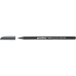 Pennarello Edding 1200 - Punta rotonda - Tratto 1 mm - Inchiostro a base acqua - Colore grigio 10pz 10pz