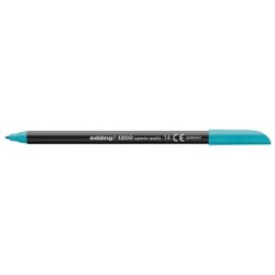 Edding 1200 Rotulador - Punta Redonda - Trazo entre 0.5 y 1 mm. - Tinta con Base de Agua - Color Azul Turquesa