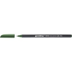 Pennarello Edding 1200 - Punta Rotonda - Tratto 1 mm - Inchiostro a base acqua - Colore verde oliva 5pz 5pz