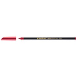 Pennarello Edding 1200 - Punta Tonda - Linea da 1 mm - Inchiostro a base acqua - Colore rosso metallizzato 10pz 10pz