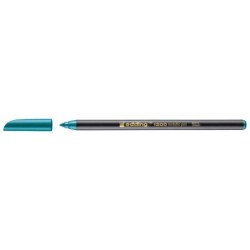 Edding 1200 Rotulador - Punta Redonda - Trazo 1mm - Tinta con Base de Agua - Color Verde Metalizado