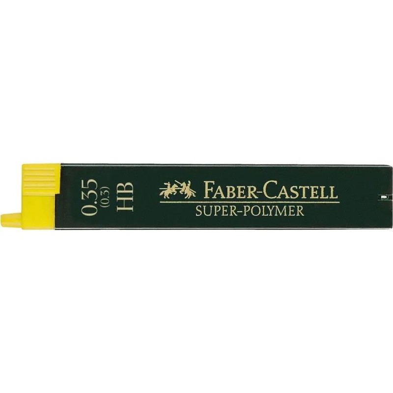 Faber-Castell 9063 Confezione da 12 Mine in Super-Polimero per Portamine 0,3 HB - Resistenti e Lisce 12pz 12pz Faber-Castell 9063 Confezione da 12 Mine in Super-Polimero per Portamine 0,3 HB - Resistenti e Lisce 12pz 12pz