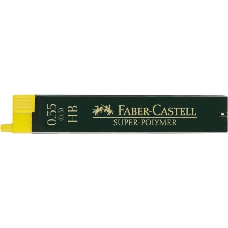 Faber-Castell 9063 Confezione da 12 Mine in Super-Polimero per Portamine 0,3 HB - Resistenti e Lisce 12pz 12pz