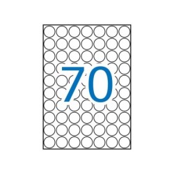 Apli Etiquetas A5 Verdes Ø 19.0mm 8 Hojas