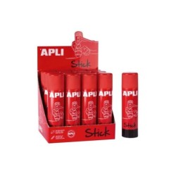 Colla adesiva Apli Stick 21g - Non tossica - Asciuga istantanea - Non raggrinzisce né inumidisce la carta - Adatta per uso scola