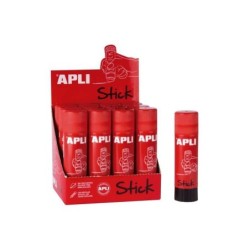Colla Adesiva Apli Stick 40g - Non Tossica - Asciuga Istantanea - Non Stropiccia né Inumidisce la Carta - Adatta per Uso Scolast