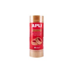 Apli Pack de 8 Cintas Adhesivas Transparentes 19 mm x 33 m