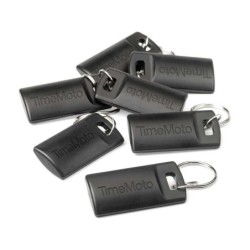 Timemoto RF-110 Confezione da 25 portachiavi RFID - Compatti - Firma facile - Compatibile con terminali Timemoto