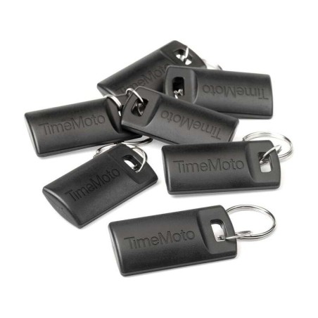 Timemoto RF-110 Confezione da 25 portachiavi RFID - Compatti - Firma facile - Compatibile con terminali Timemoto