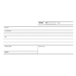 Apli Receipt Checkbook 1/3 Duplicato orizzontale A-60 - Formato orizzontale - 3 copie - Carta autocopiante - Bianco 10pz 10pz