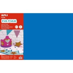 Apli Goma Eva Azul 600x400 - 5 Hojas de Espuma Suave y Flexible para Manualidades y Decoracion