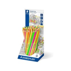 Staedtler Textsurfer Dry 128 64 Expositor de 48 Lapices Marcadores de Colores - Diseño Ergonomico - Colores Surtidos
