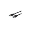 Equipaggia il cavo di prolunga USB A maschio a USB A femmina 3.0 - Connettori placcati in nichel - Lunghezza 2 m - Colore nero