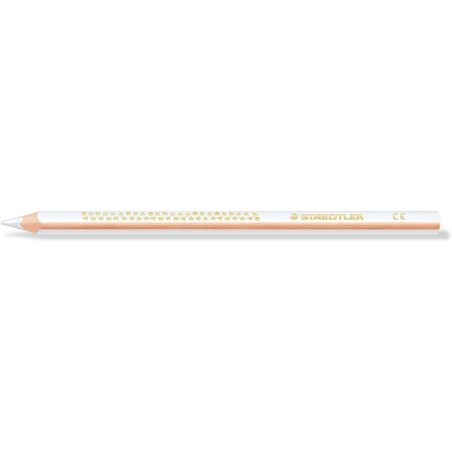Matita colorata triangolare Staedtler Jumbo Noris 128 - Mina da 4 mm - Resistenza alla rottura - Design ergonomico - Colore bian