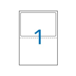 Apli Etiquetas Blancas Integradas 182.0 x 120.0mm 20 Hojas