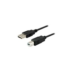 Equip Cable de Impresora USB-A 2.0 Macho a USB-B Macho 1.8m