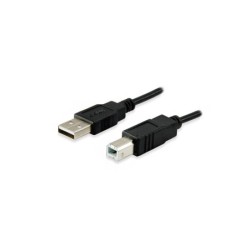 Equip Cable de Impresora USB-A 2.0 Macho a USB-B Macho 5m