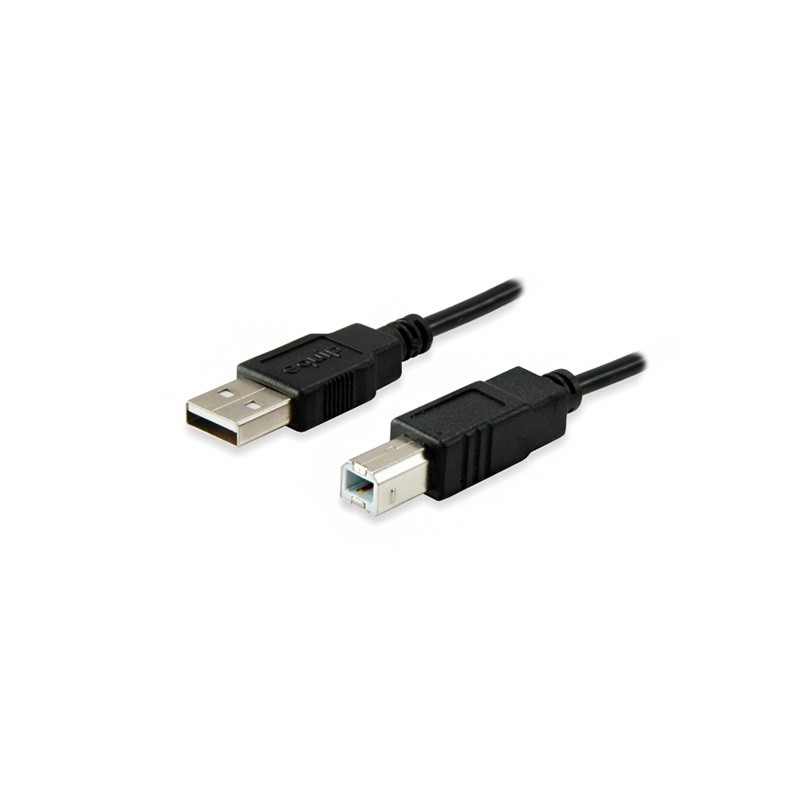 Equip Cable de Impresora USB-A 2.0 Macho a USB-B Macho 5m Equip Cable de Impresora USB-A 2.0 Macho a USB-B Macho 5m
