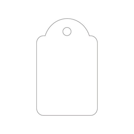 Etichette pendenti Apli rosa 22 x 35 mm 100 unità.