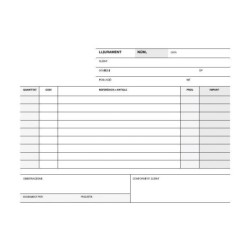 Apli Checkbook Delivery 1/4 Orizzontale Triplicato - 210x148mm - Numerazione sequenziale - Carta carbone - Tre copie - Bianco