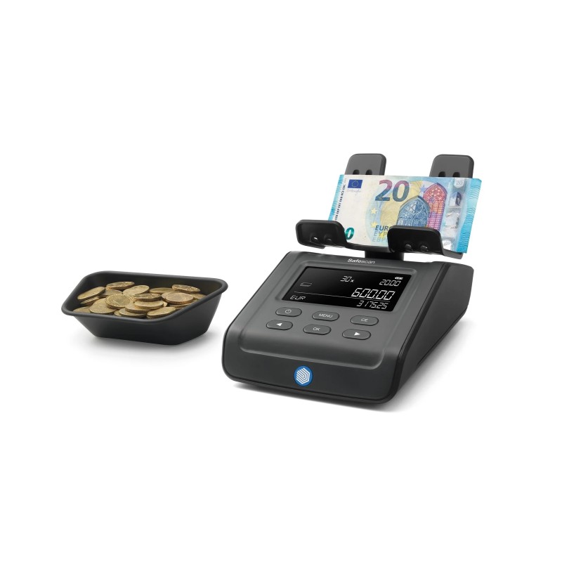 Safescan 6175 Balanza Contadora de Dinero - Cuenta Billetes y Monedas por su Peso - Tambien Articulos no Monetarios Safescan 6175 Balanza Contadora de Dinero - Cuenta Billetes y Monedas por su Peso - Tambien Articulos no Monetarios