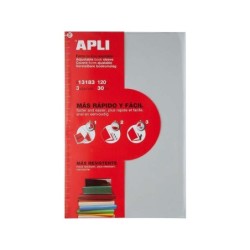 Apli Pack de 3 Forros de Libros con Solapa Ajustable 290 mm - PVC - Forra en 3 Pasos