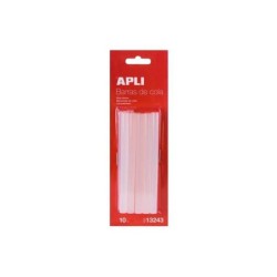 Confezione da 10 stick di colla a caldo Apli Ø 7,5 mm x 10 cm