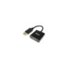 Equipaggia adattatore DisplayPort maschio a HDMI femmina - Risoluzione fino a 1080p - Lunghezza 15 cm - Colore nero