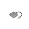 Equip Hub USB-C con 1x USB 3.0, 2x HDMI - Velocidad de hasta 5Gbps - Carcasa de Aluminio