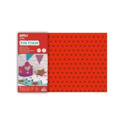 Apli Cuori Glitter Stampati in Gomma Eva 600x400 - 3 Fogli Grandi e Luminosi