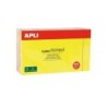 Apli Notas Adhesivas Funny 125x75mm - Bloc de 400 Hojas - 4 Colores Surtidos - Fluorescente
