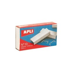 Graffette Apli Zincate Argento Brillante - Ø 0,53mm - Precise e Durevoli 20pz 20pz