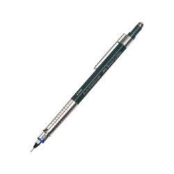 Faber-Castell TK-Fine Vario L Portamine HB 0,7 mm - Con gomma - Clip in metallo - Colore verde