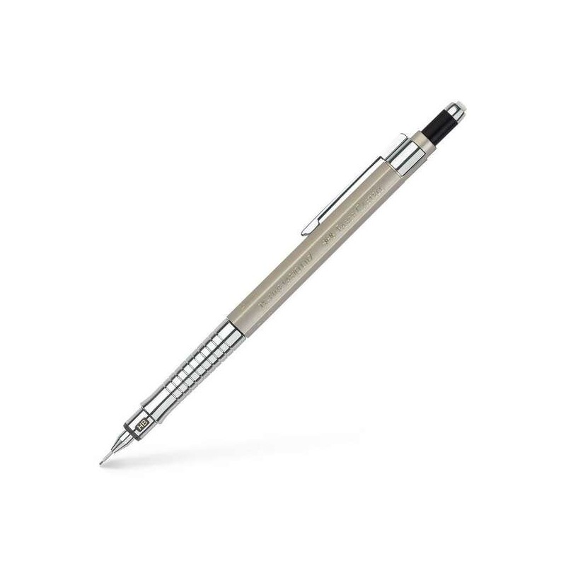 Faber-Castell TK-Fine Vario L Portaminas HB 0.7mm - Con Goma de Borrar - Clip de Metal - Color Champagne Faber-Castell TK-Fine Vario L Portaminas HB 0.7mm - Con Goma de Borrar - Clip de Metal - Color Champagne
