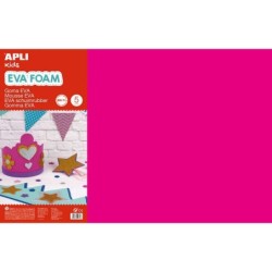Apli Fucsia Gomma Eva 600x400 - 5 Fogli Grandi e Flessibili