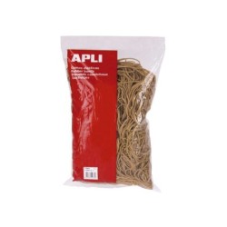 Elastici Apli Elastici Ø 60 x 2mm - Contenuto 1kg - Grande Elasticità e Resistenza - 70% Gomma Naturale