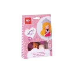 Mini kit artigianale Apli Crea una principessa - Riduci lo stress - Migliora la memoria - Sviluppa la coordinazione