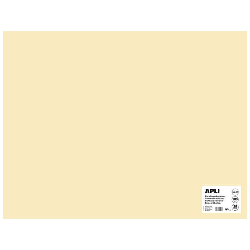 Cartoncino Apli Avorio 50 x 65 cm 170 g 25 fogli Cartoncino Apli Avorio 50 x 65 cm 170 g 25 fogli